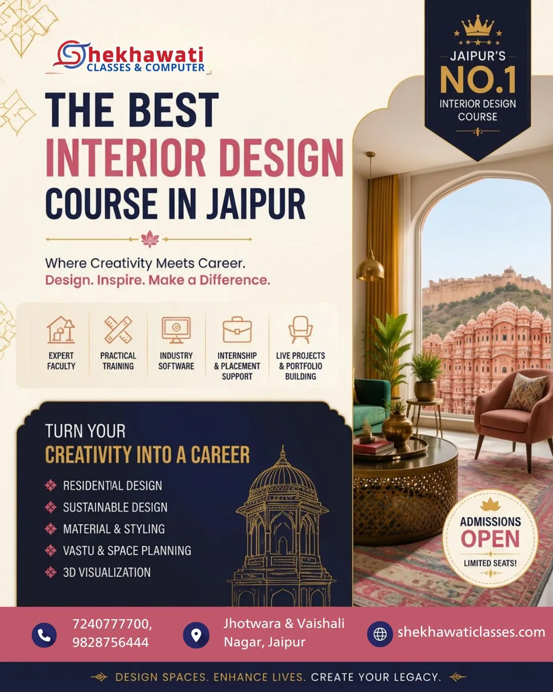 Best Interior Design Course in Jaipur | Shekhawati Classes