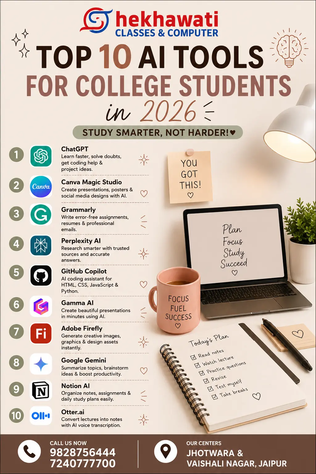 10 Best AI Tools for College Students in 2026