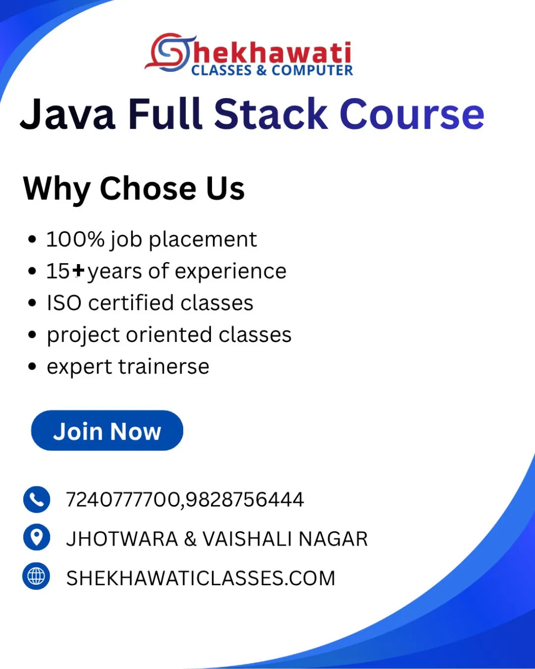 Java Full Stack Course In Jaipur